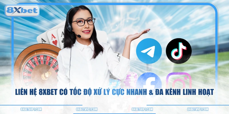 Liên hệ 8XBET có tốc độ xử lý cực nhanh & đa kênh linh hoạt