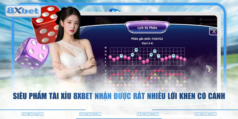 Siêu phẩm Tài Xỉu 8XBET nhận được rất nhiều lời khen có cánh